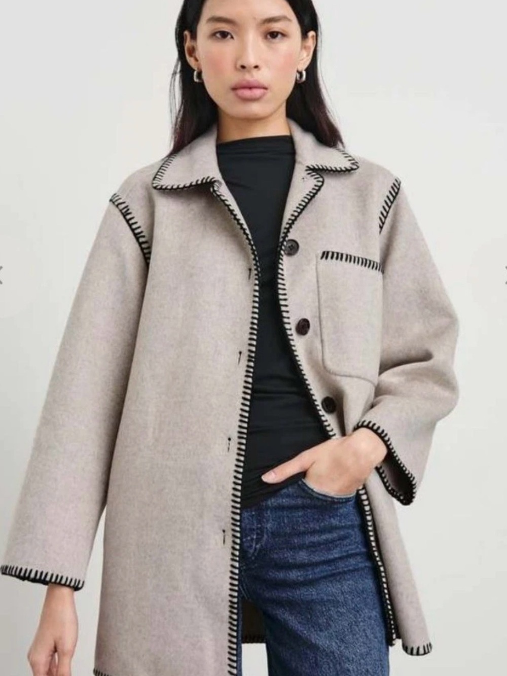 Rails Odyssey Coat - Oatmeal XS